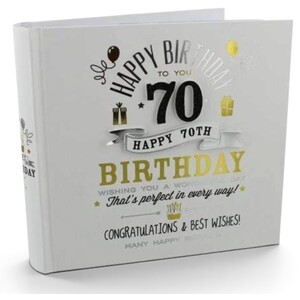 Signography 70th Birthday Photo Album