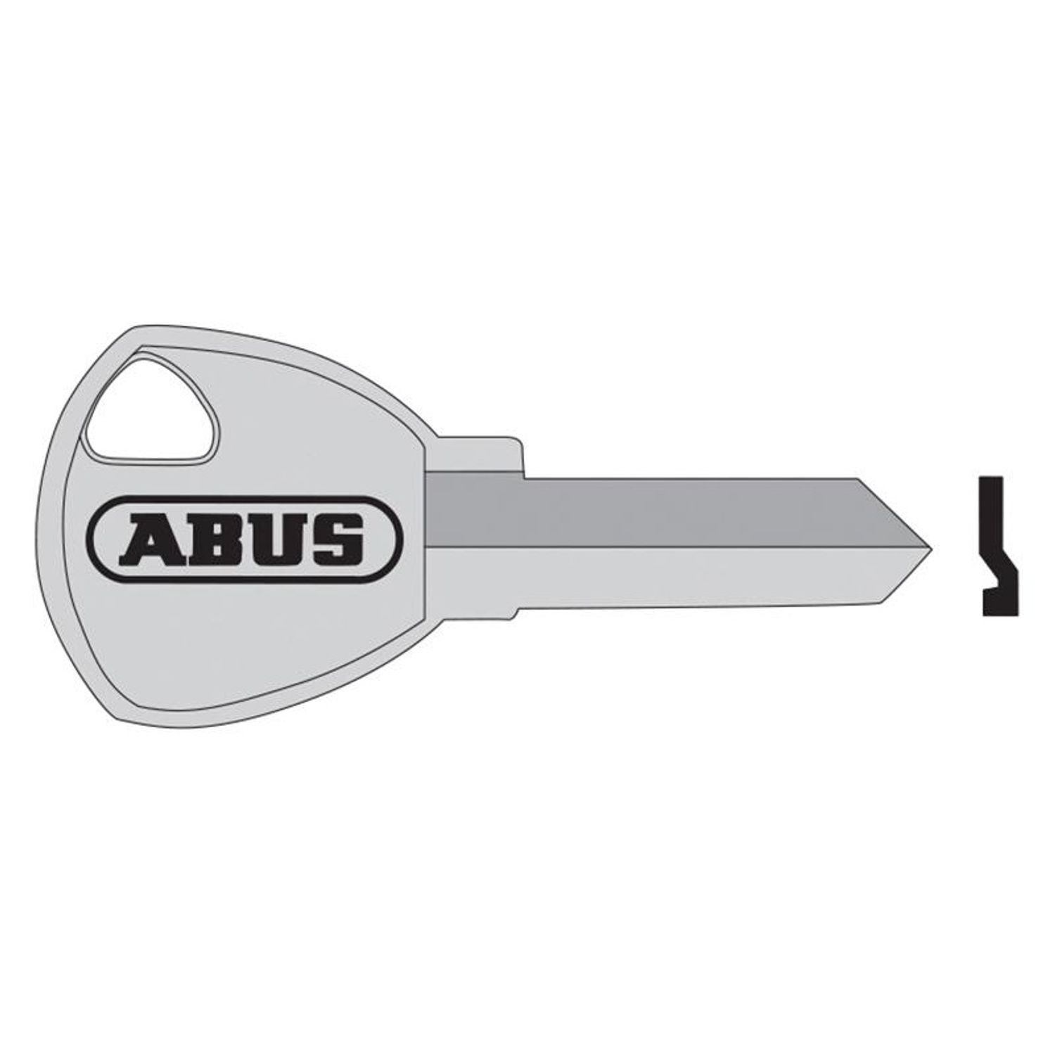 Abus Mechanical 65 Series Key Blank C - Multi Colour