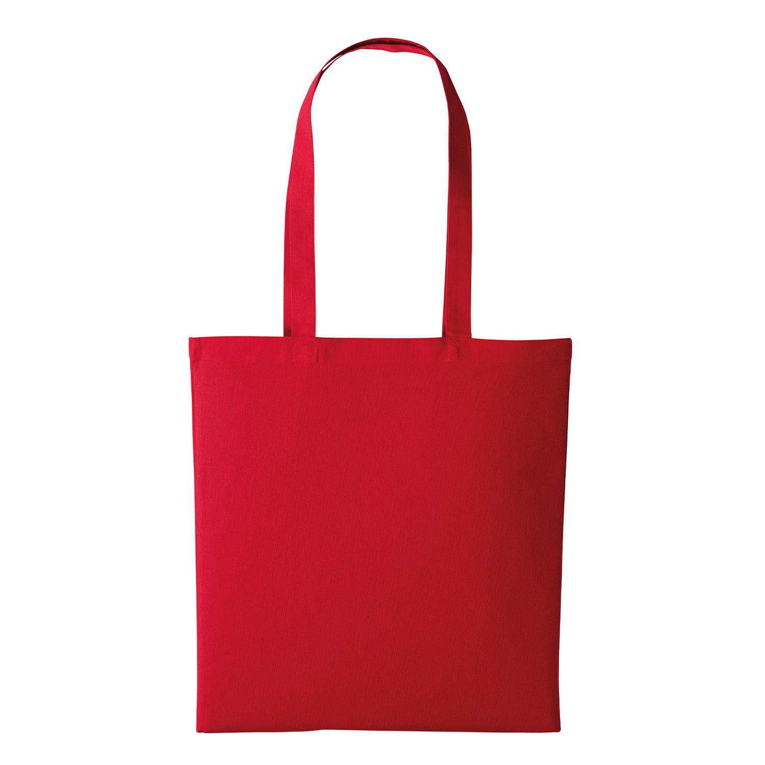 Nutshell Recycled Cotton Tote Bag C - Fire Red