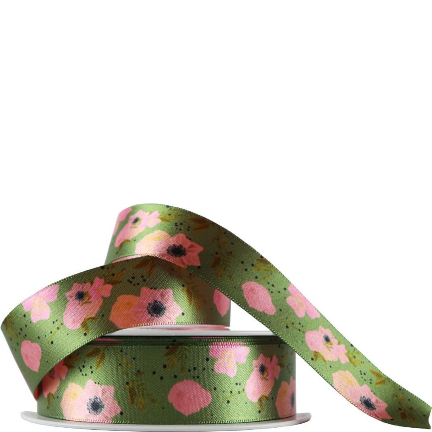 Kdmd Unisex Green Classic Floral Ribbon Polyester - Image 2