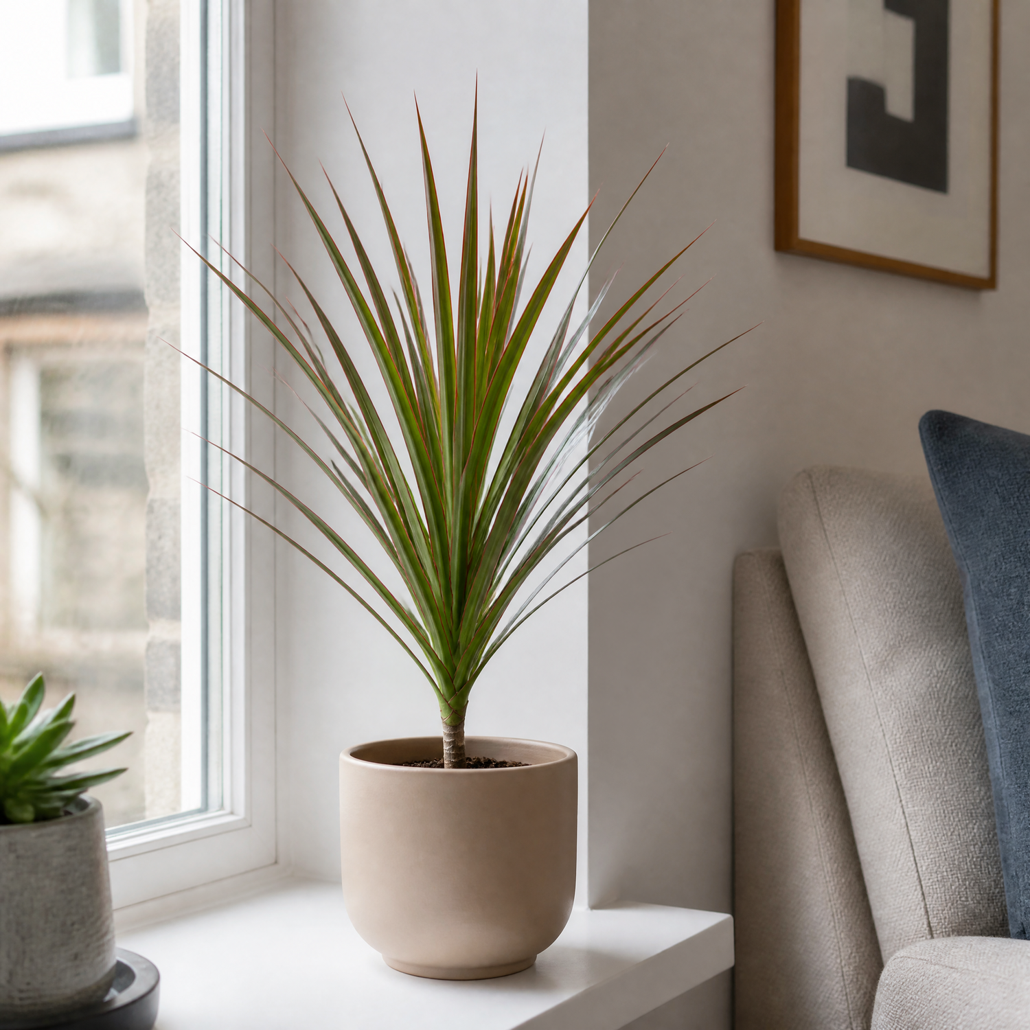 Plants By Post Dracaena Marginata Dragon Tree H - Matt Pink