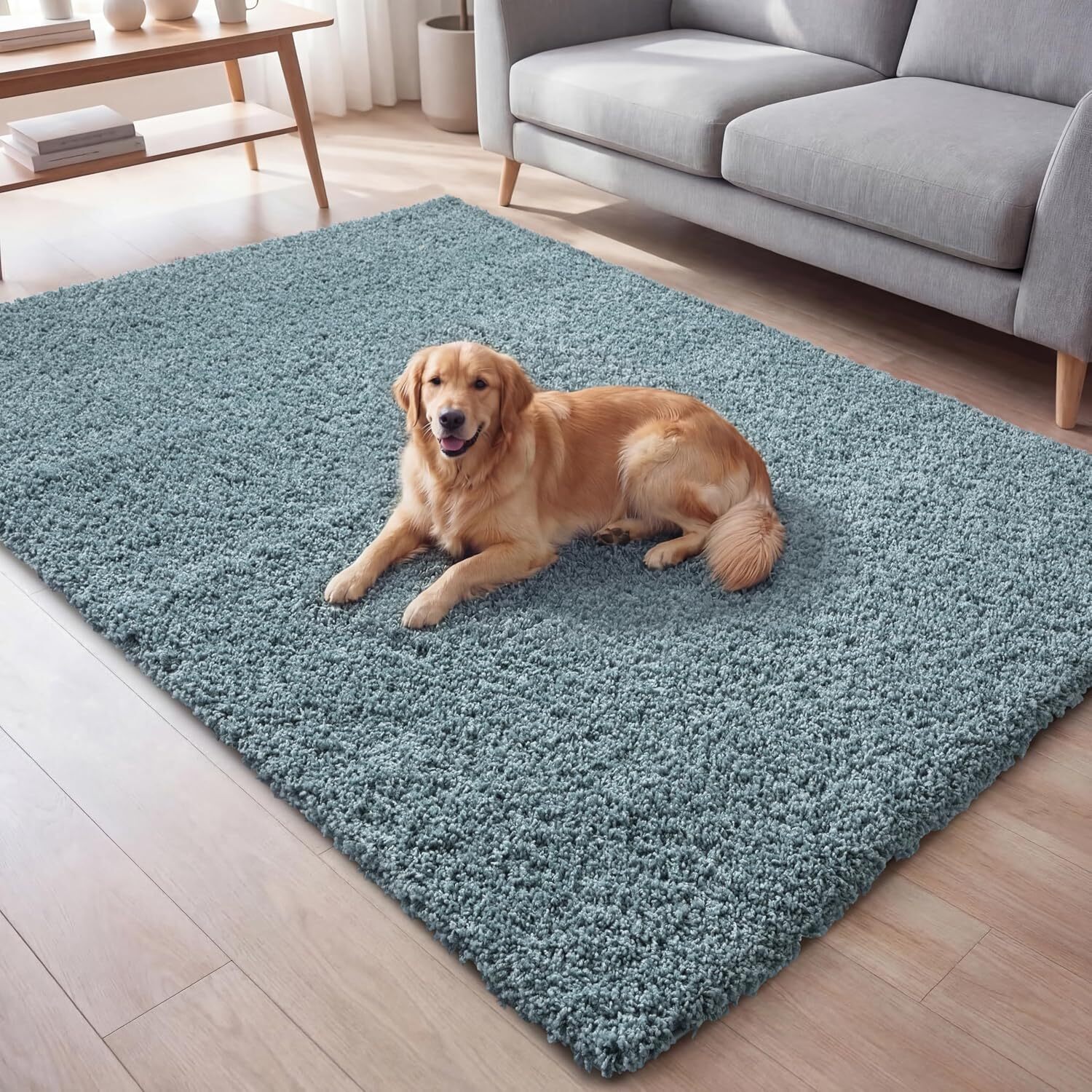 Ruglenza Galaxy Shaggy Rug - Blue / 170Cm
