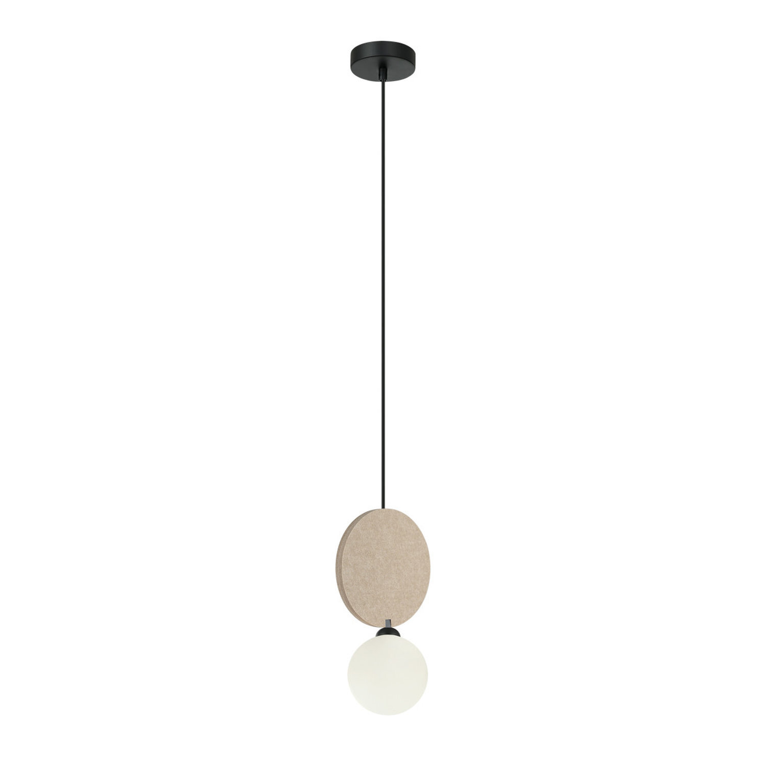 Italux Lighting Andrea Pendant Light Black - Black