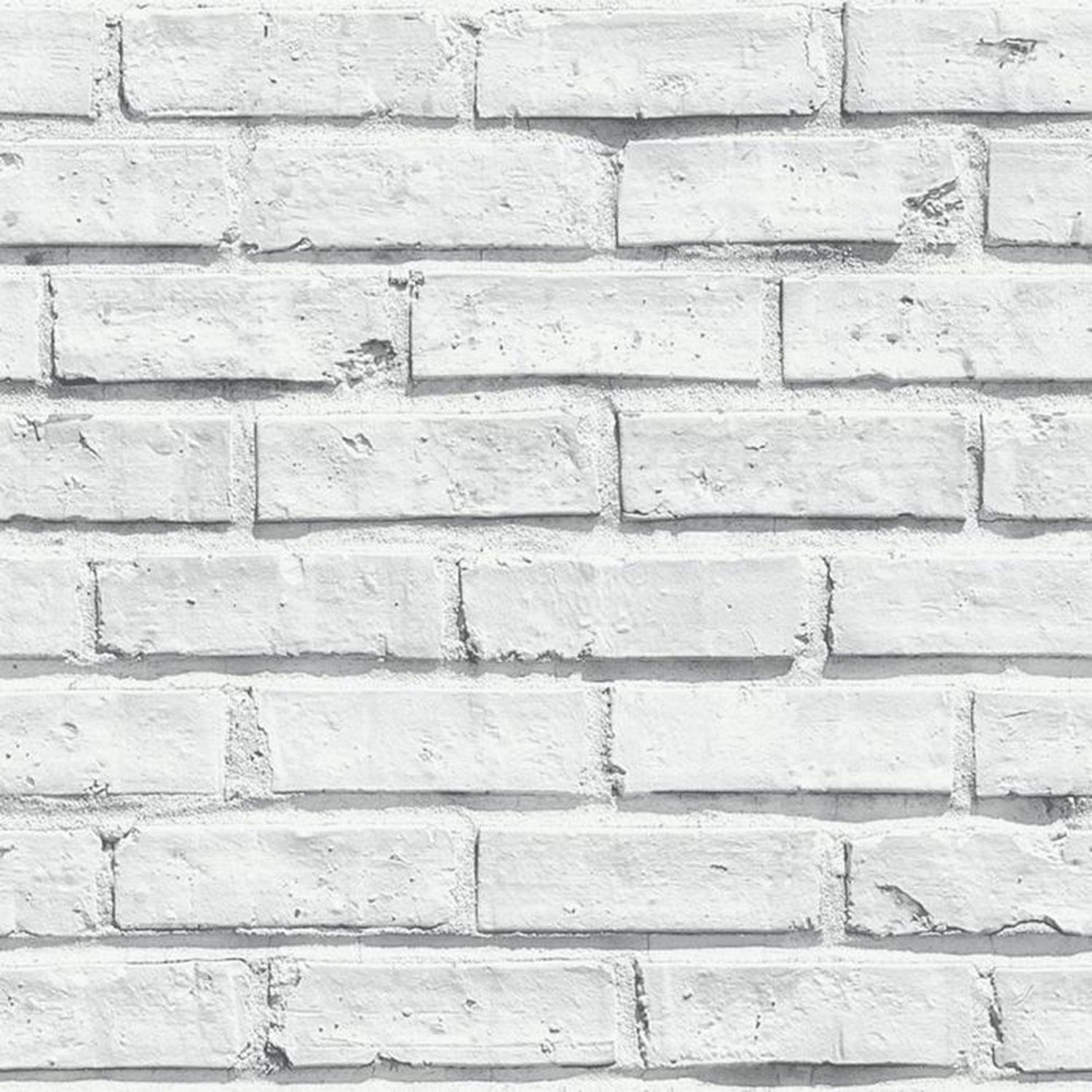 Arthouse Unisex White Brick Wallpaper In - Image 2