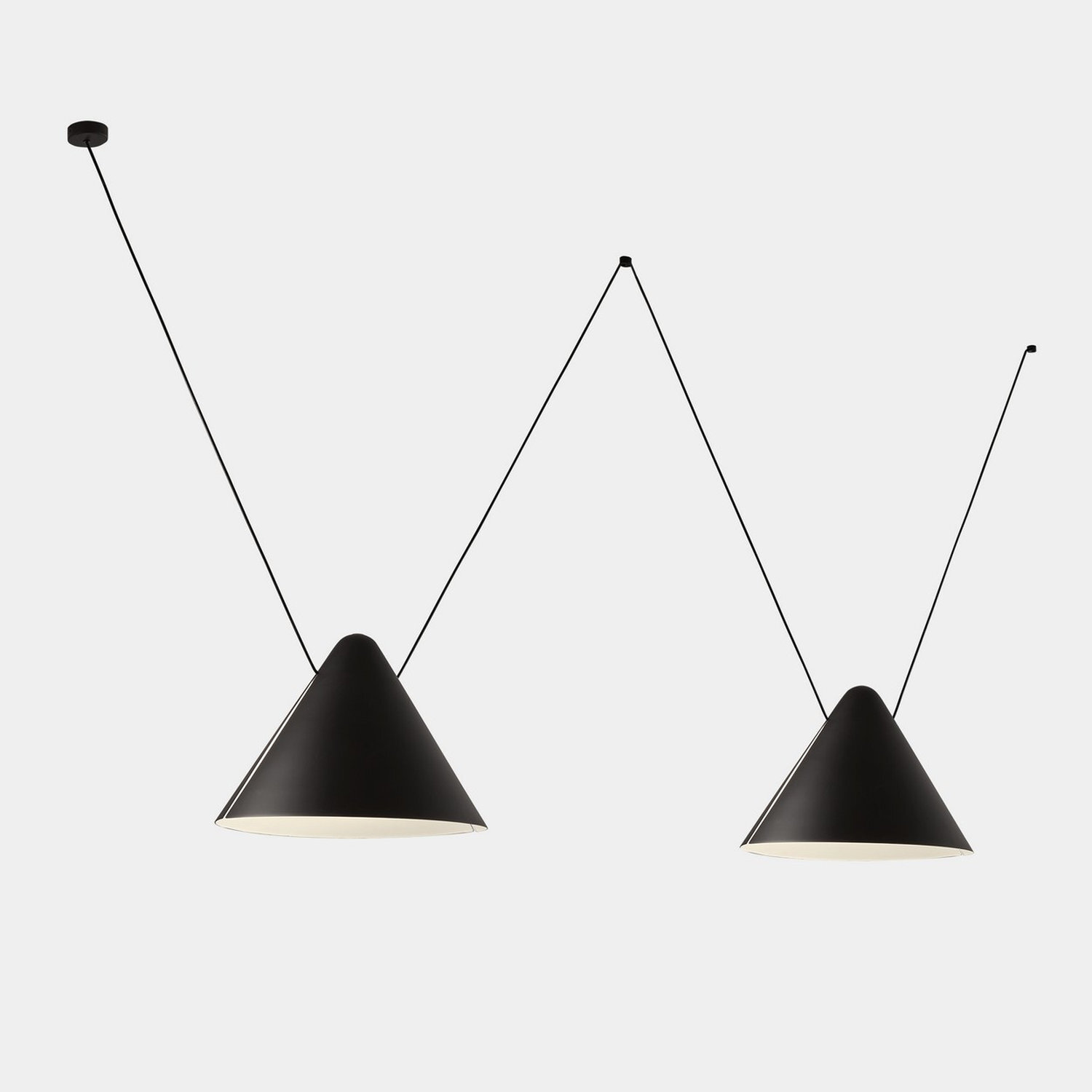 Leds C4 Lighting Super Pendant Light Black