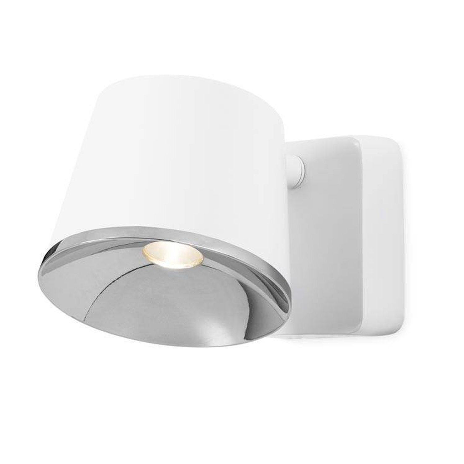 B&Q - Luminosa Drone Integrated Led Indoor Dome Wall / Ceiling Light ChromeWhite - Image 2