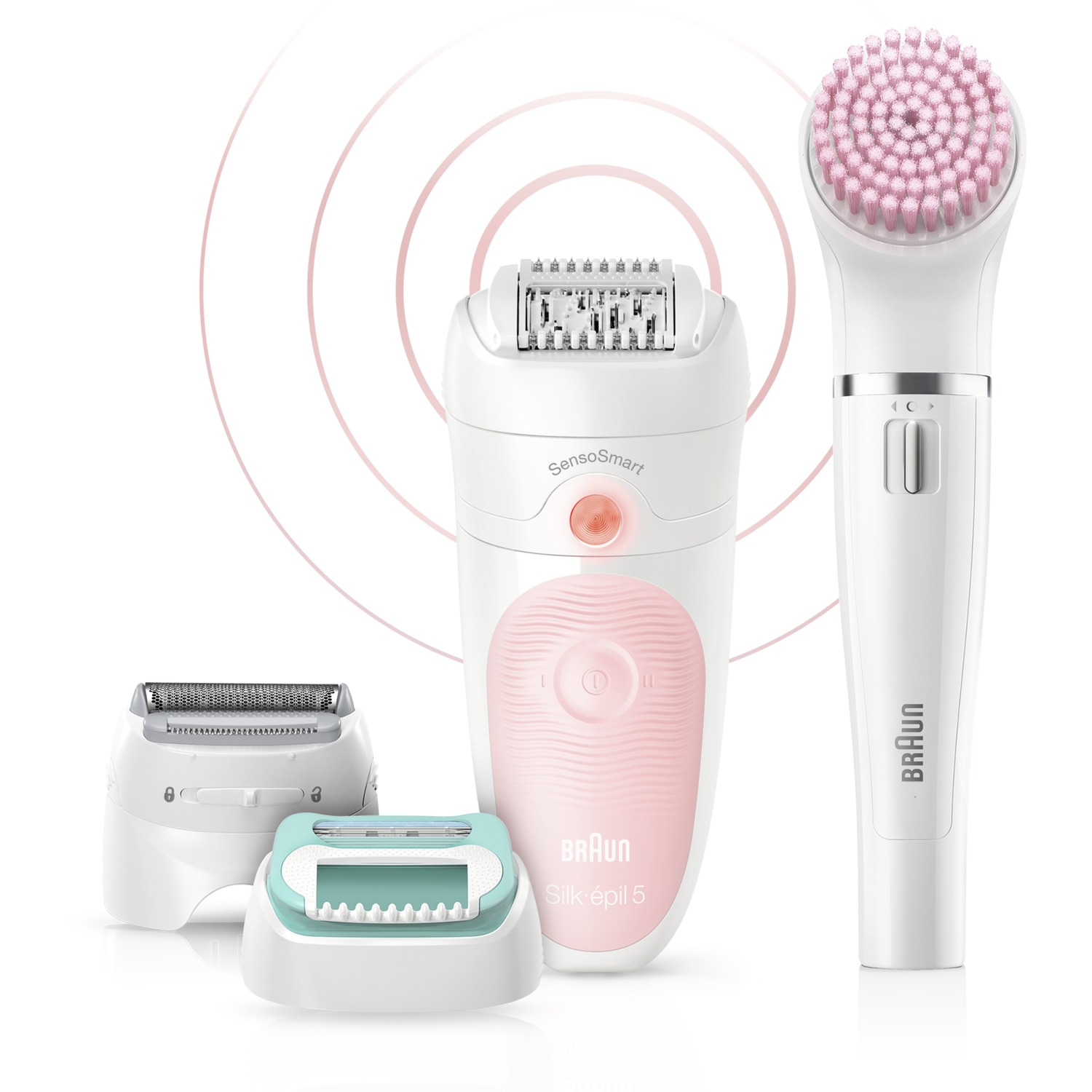 Braun Silk-epil Beauty Set 5 5-875 Starter 4-in-1 Hair Removal - White