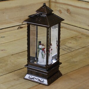 9.25 Inch Clear Acrylic Water Spinning LED Christmas Tree with Timer main image 0