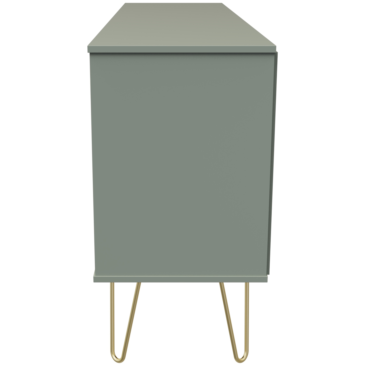 Hong Kong 6 Drawer Tv Unit - Reed Green 75cm