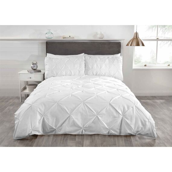 Pintuck Balmoral Duvet Cover Set