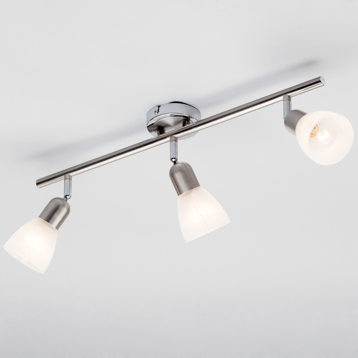 Rousse 3 Light Ceiling Spotlight Bar - Satin Nickel