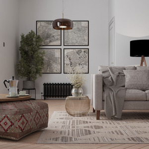 Diamond Geometric Living Area Rug