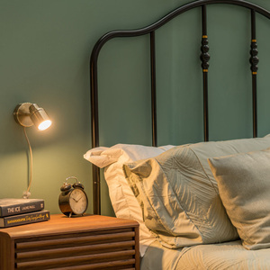 Benton Gold Spotlight Plug-In Indoor Wall Light