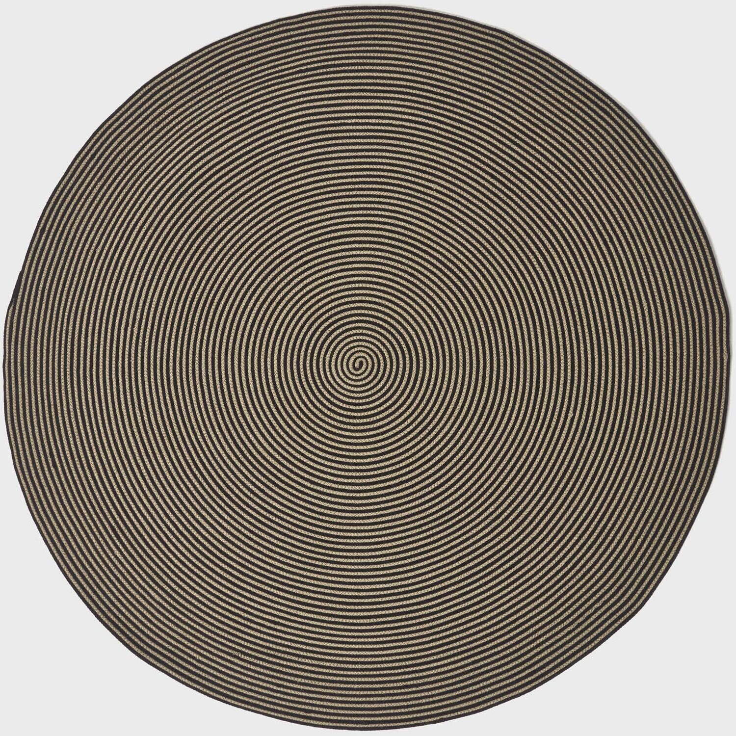 Handmade Woven Spiral Braided Rug