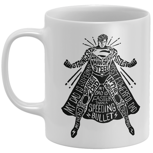 Official Superman Core Man Of Steel Mug