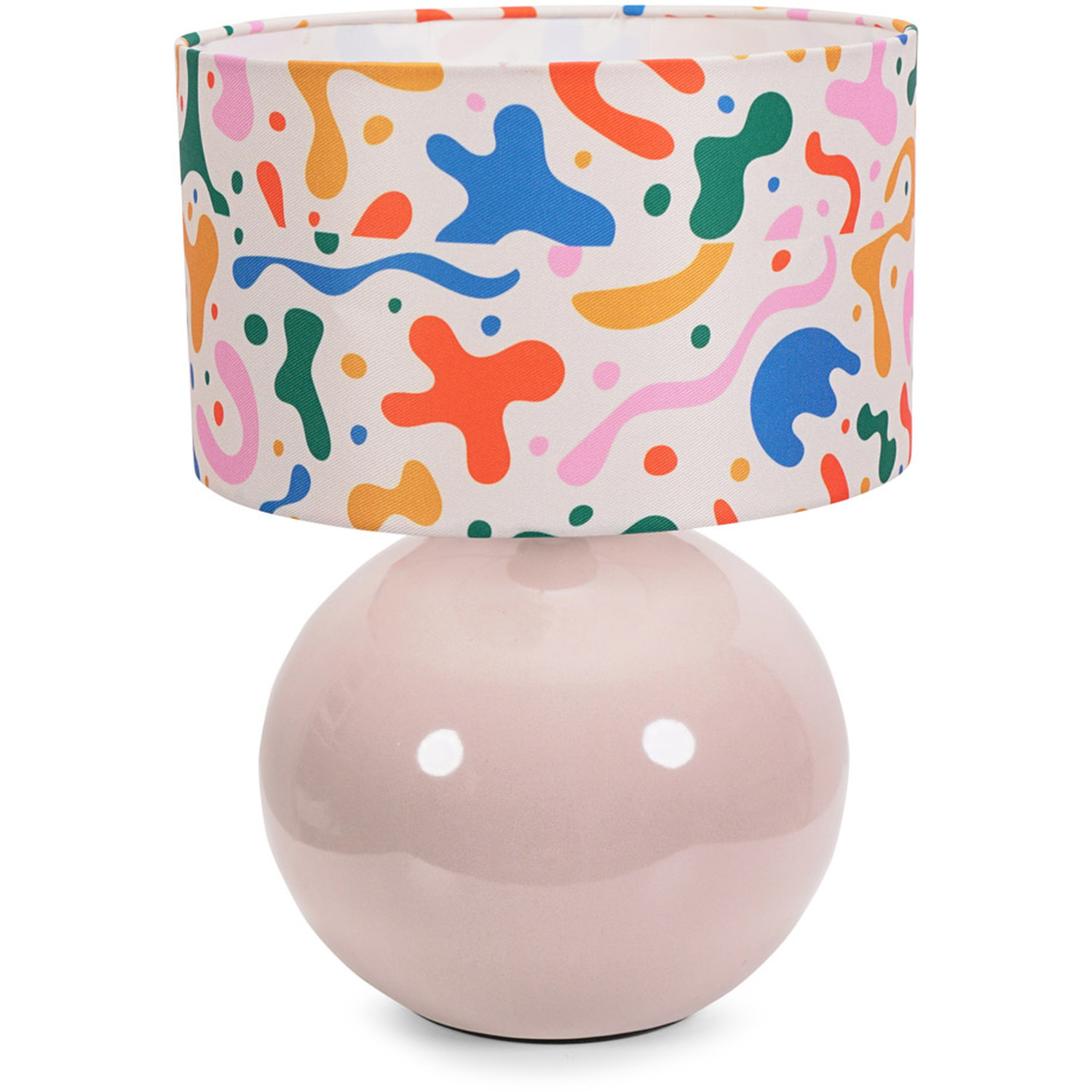 Bosco Stone Table Lamp Abstract Shade - Stone / Bulb Included