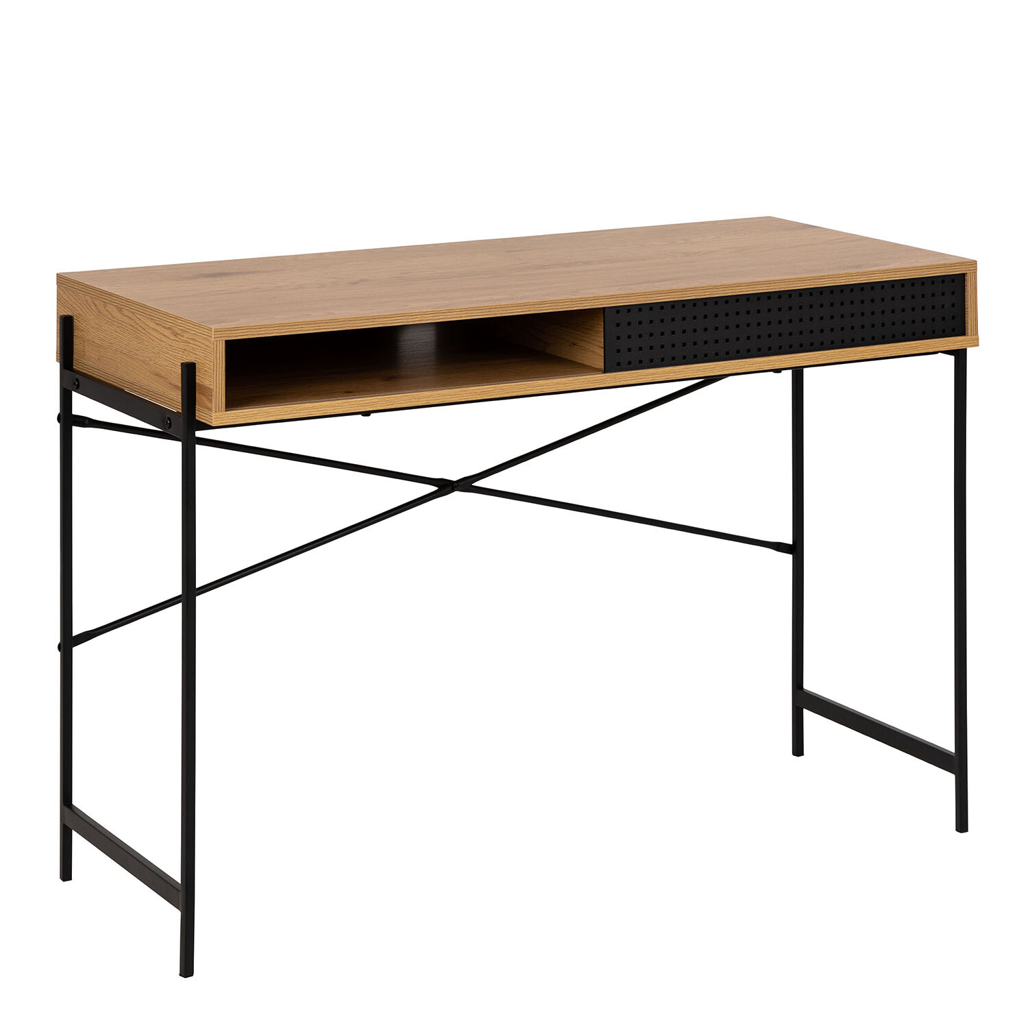 Angus Office Desk - Oak