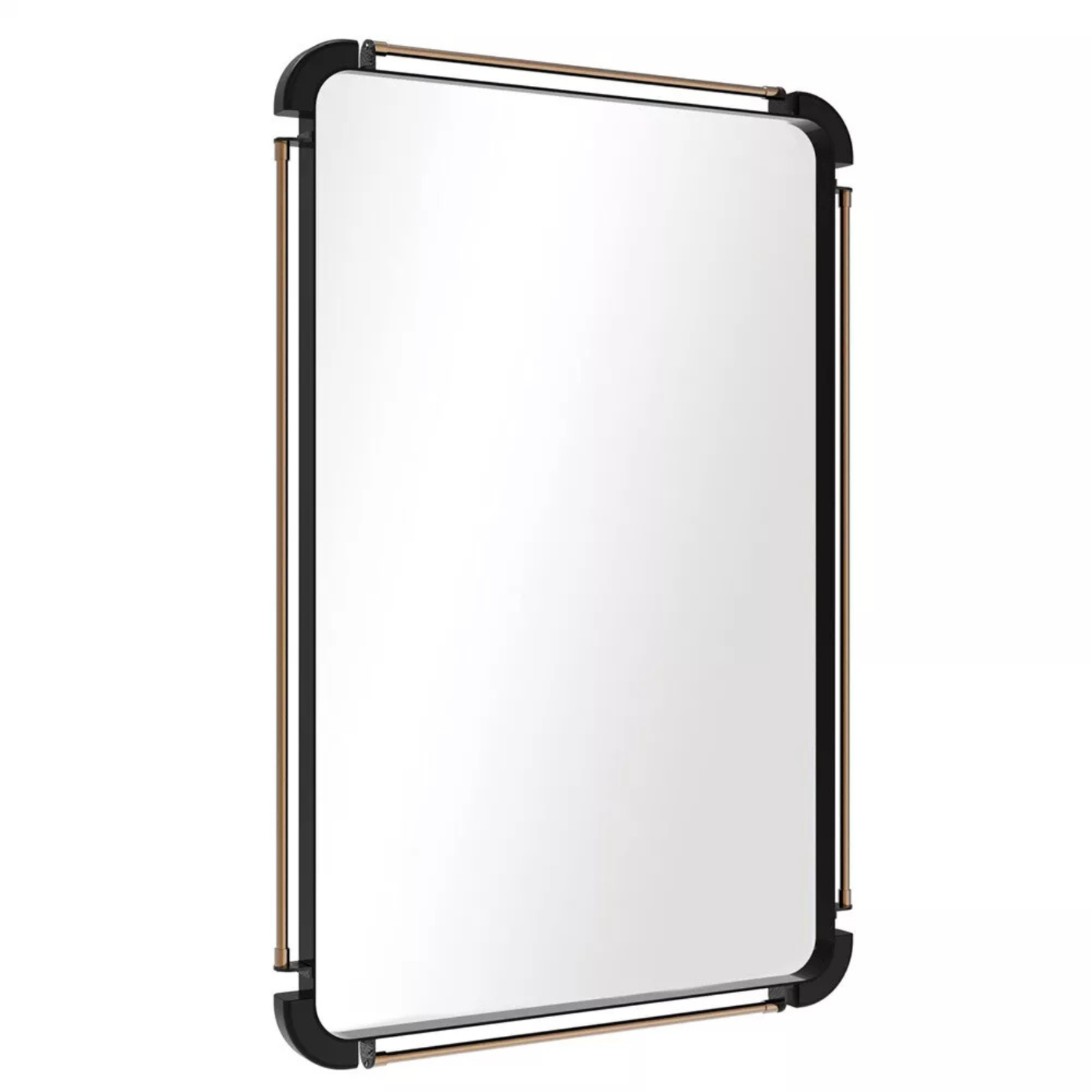 Image of Industrial Large Rectangular Wall Mirror for&hellip;