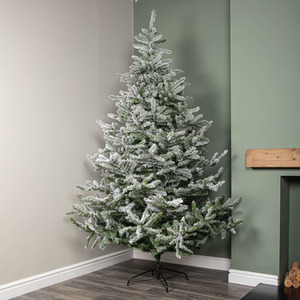 8ft Snowy Everlands Liberty Spruce Christmas Tree