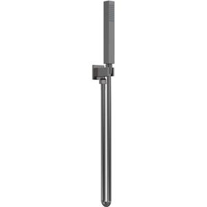 Round Outlet Elbow, Parking Bracket  Shower Handset - Brushed Pewter