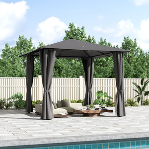 Metal Gazebo with Lights