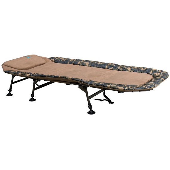 CARPZILLA Fishing Bed 6 Legs 150kg Folding Bedchair Camping Equipment 215x95cm 