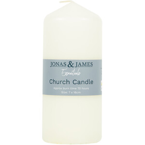 Jonas and James Essentials Church Candle