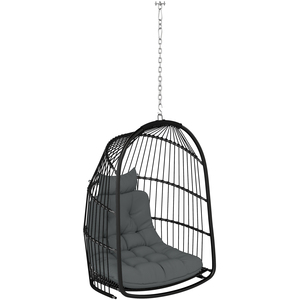Outsunny Hanging Swing Egg Chair with Installation Kit