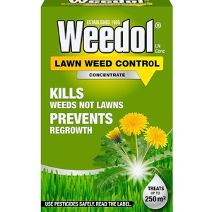 Weedol Lawn Weedkiller Concentrate 250m2 500ml Weed Control