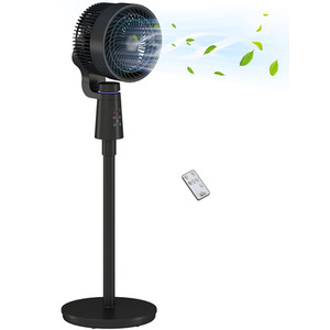 HOMCOM Pedestal Fan Air Circulation Fan with Oscillating Tilt