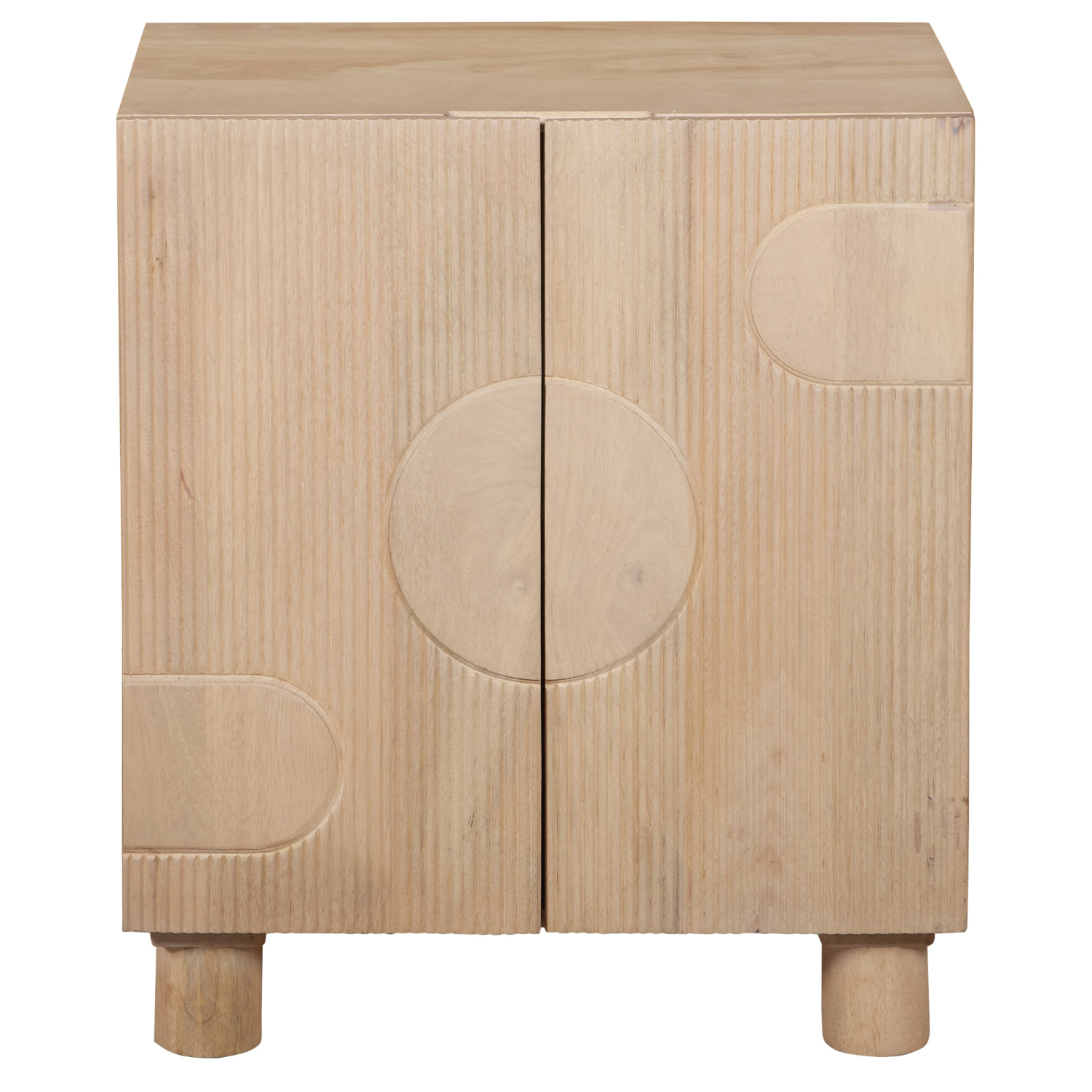 Ajmer Solid Wooden Small Sideboard - Brown