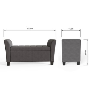 Charcoal Grey Verona Window Seat shot 8386161