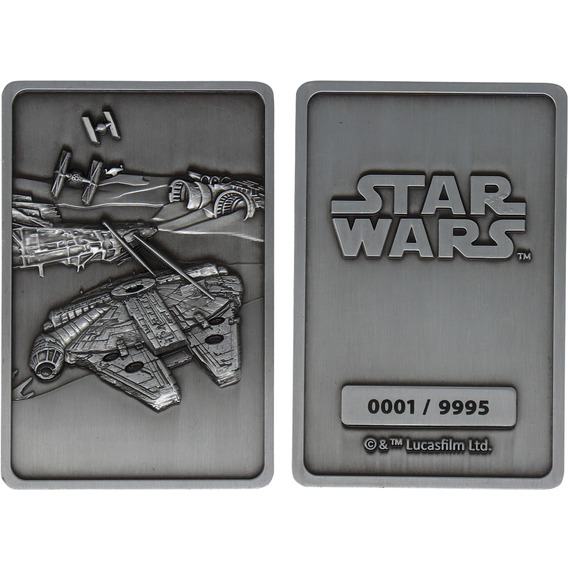 Star Wars Limited Edition Millennium Falcon Collectible Metal Ingot
