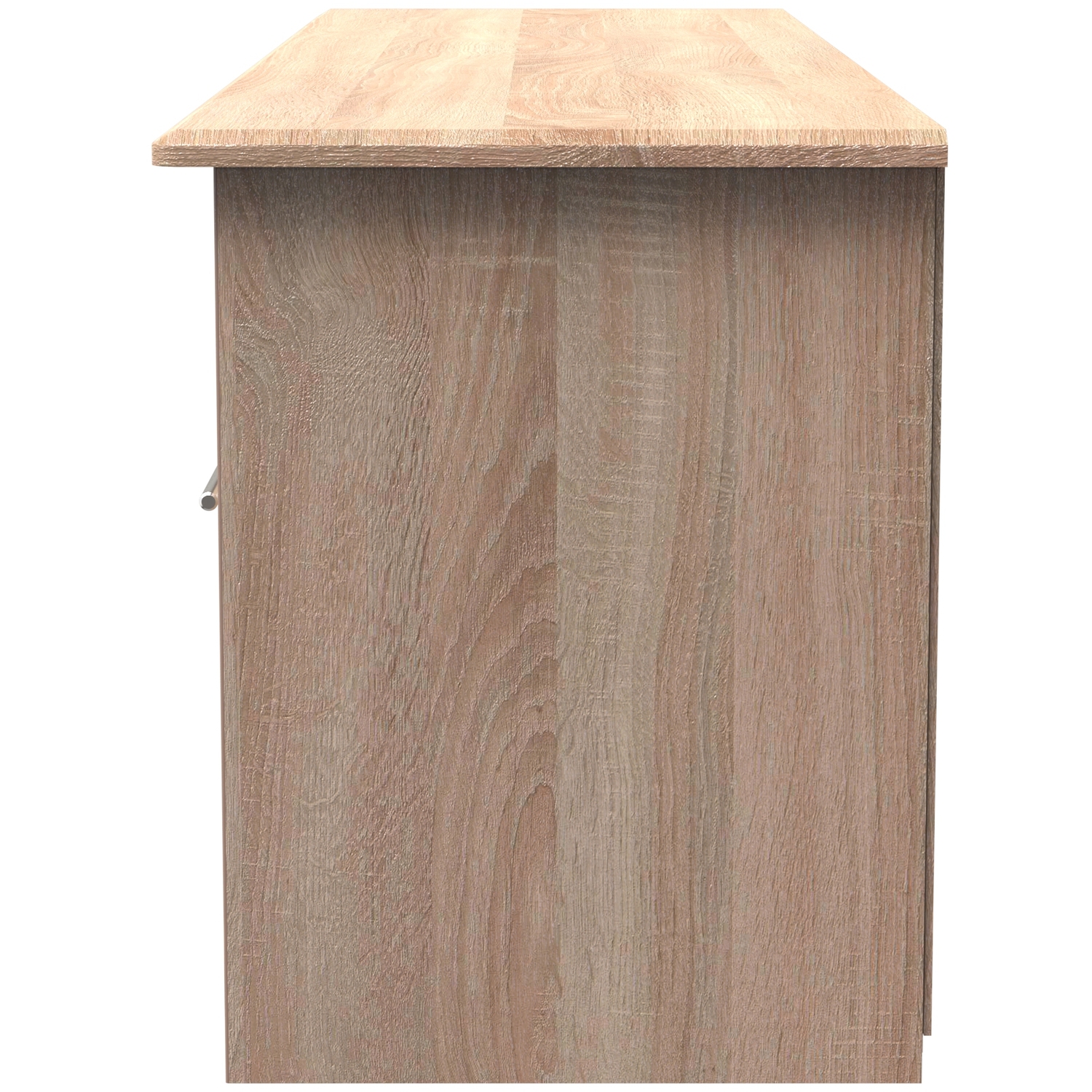 Sherwood Ready Assembled Wide 1 Drawer Tv Media Unit - Bardolino Oak