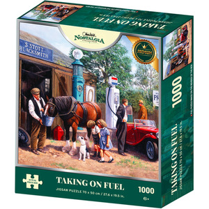 Nostalgia Collection Taking on Fuel 1000 Piece Jigsaw Puzzle