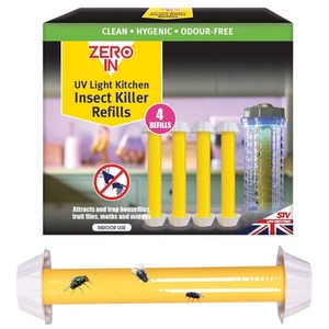 UV Light Insect Killer Refills Kitchen Indoor Bug Killer Pack OF 4 Traps