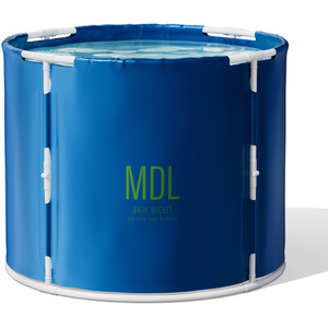 Foldable Soaking Tub with Seat Cushion