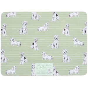 Pack of 6 Waggy Tails Placemats