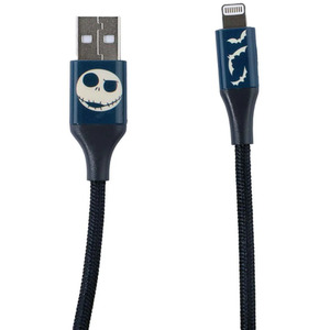 NBC 6ft USB-A To Lightning Braided Charging Cable Jack Bats