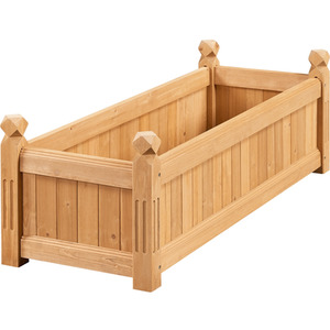 Yaheetech Wooden Raised Flower Bed Garden Planter