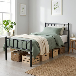 Single Metal Bed Frame - 3ft