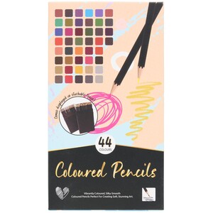 Pack of 44 Artist Colouring Pencils in Tray