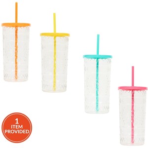 Boho Sun Framed Tumbler with Straw