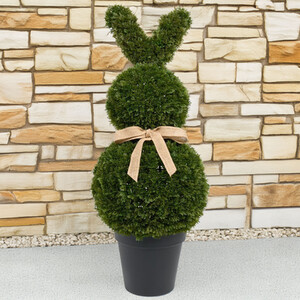 Topiary Bunny Artificial Potted Plant