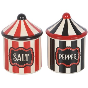 Circus Tent Salt and Pepper Shakers