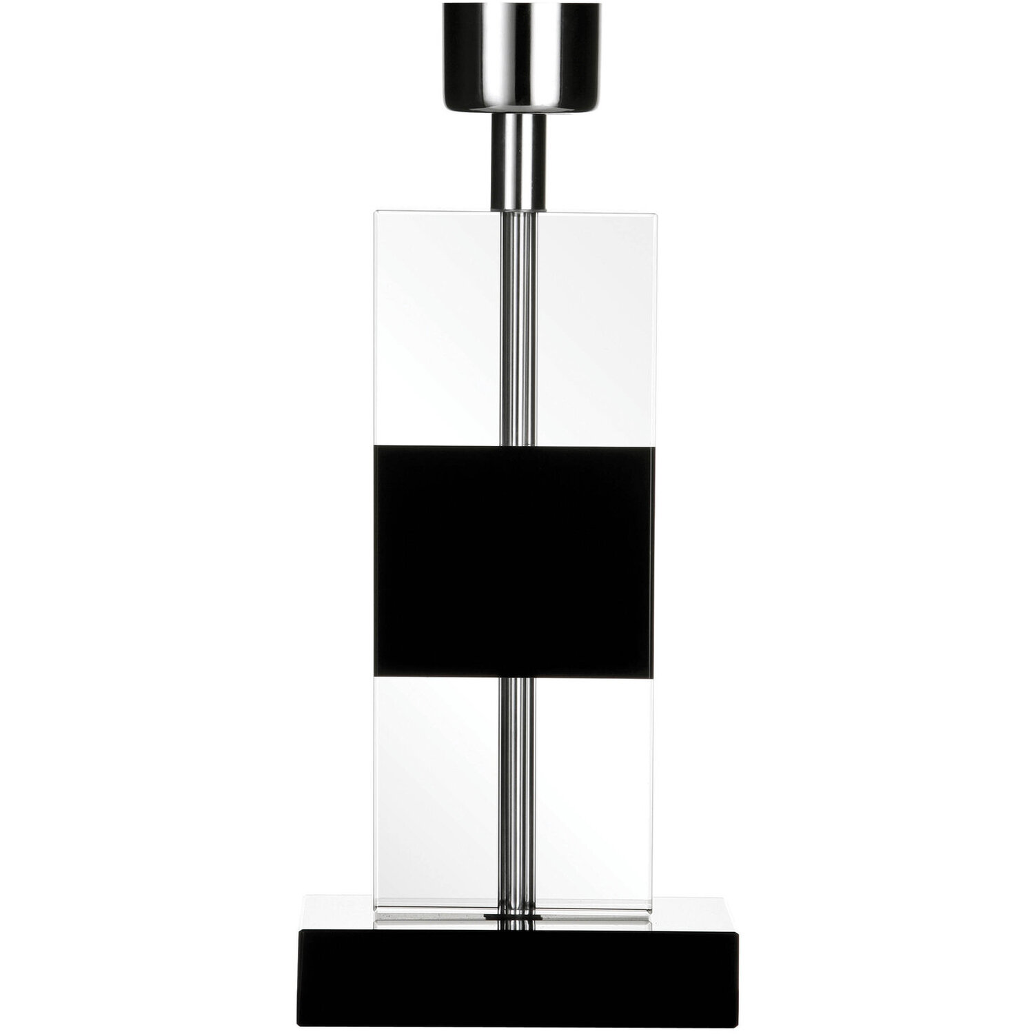 Milagro Black Crystal Lamp Base - Black