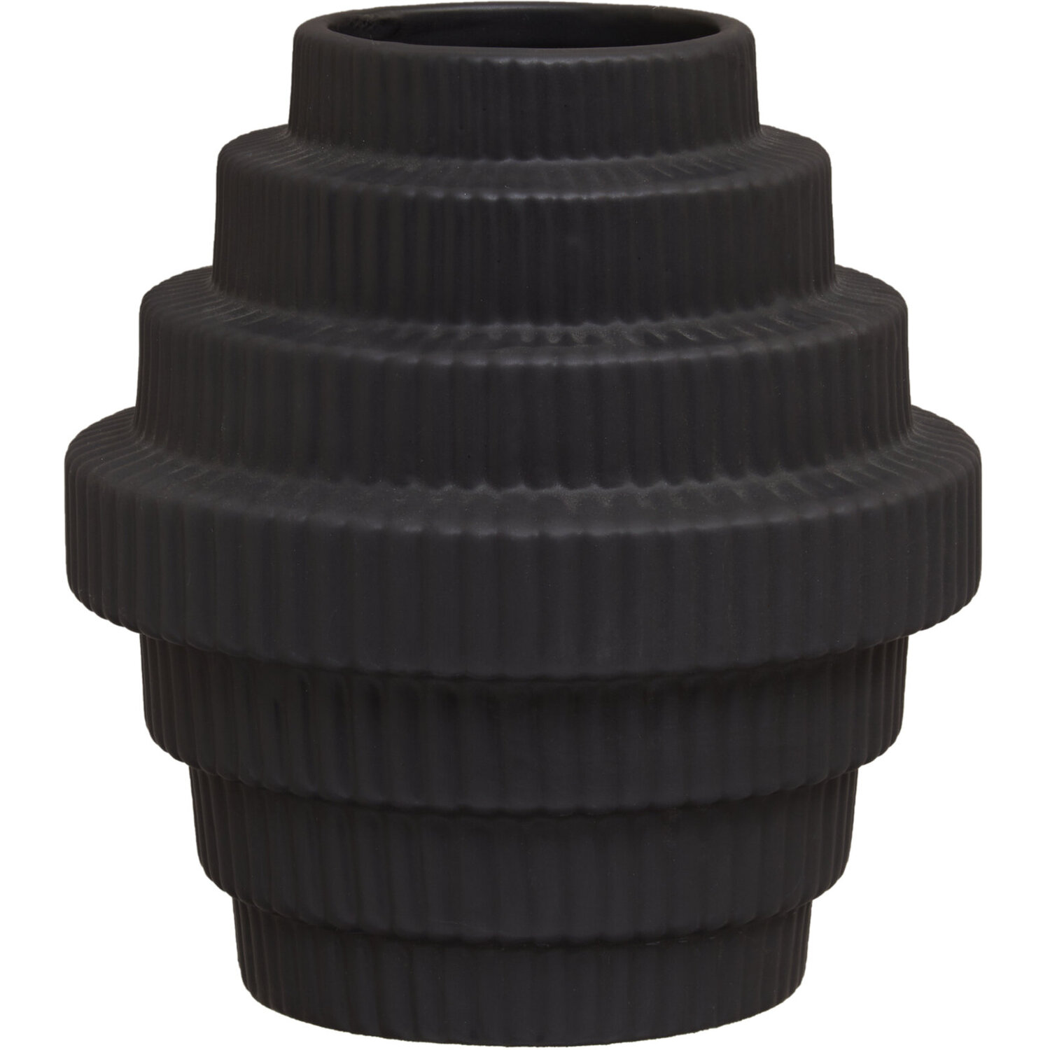 Stellar Dual Tone Small Metallic Finish Vase - Dolomite 100%
