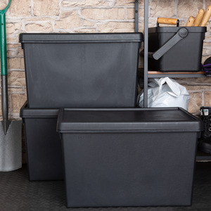 Wham Bam 3 x 62L Heavy Duty Boxes with Lids