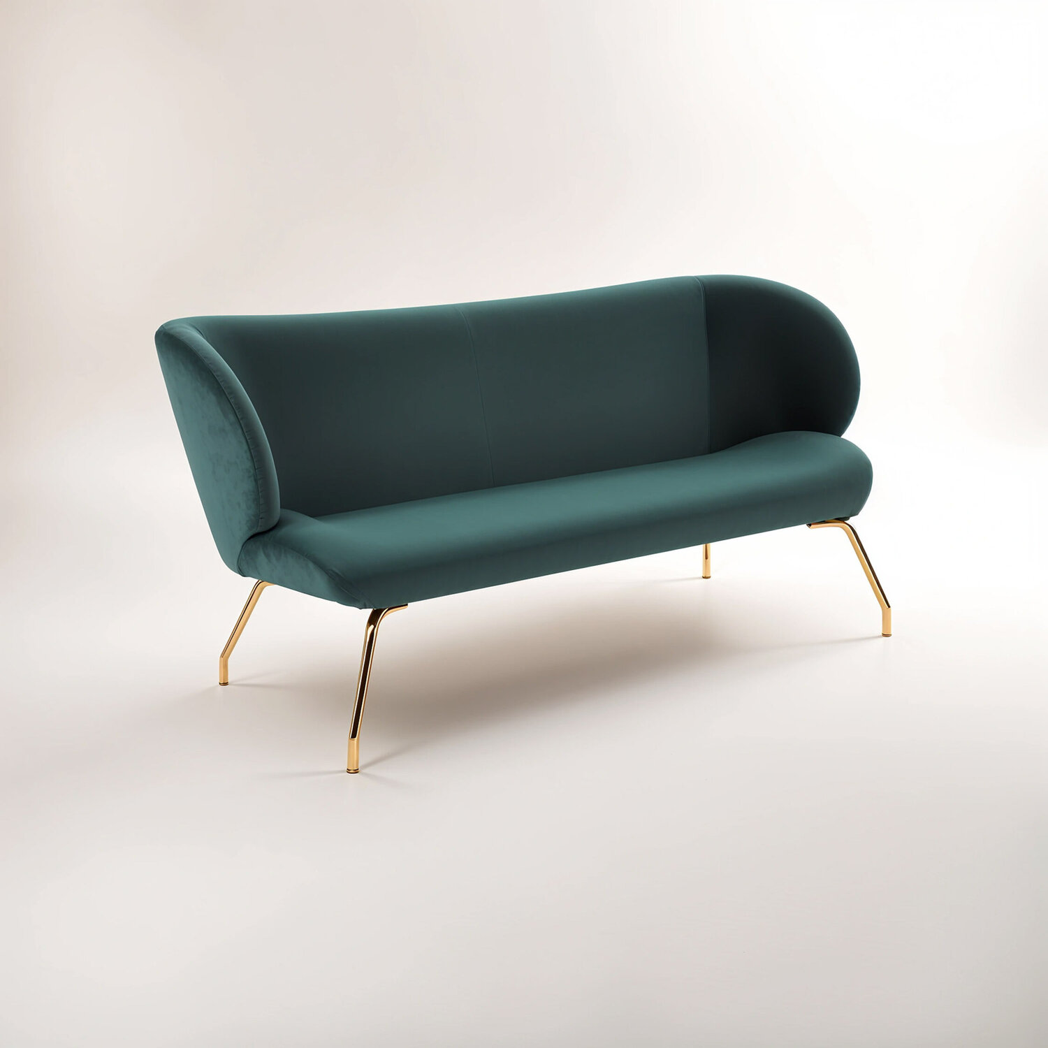 Kolding 2 Seat Green Sofa - Green