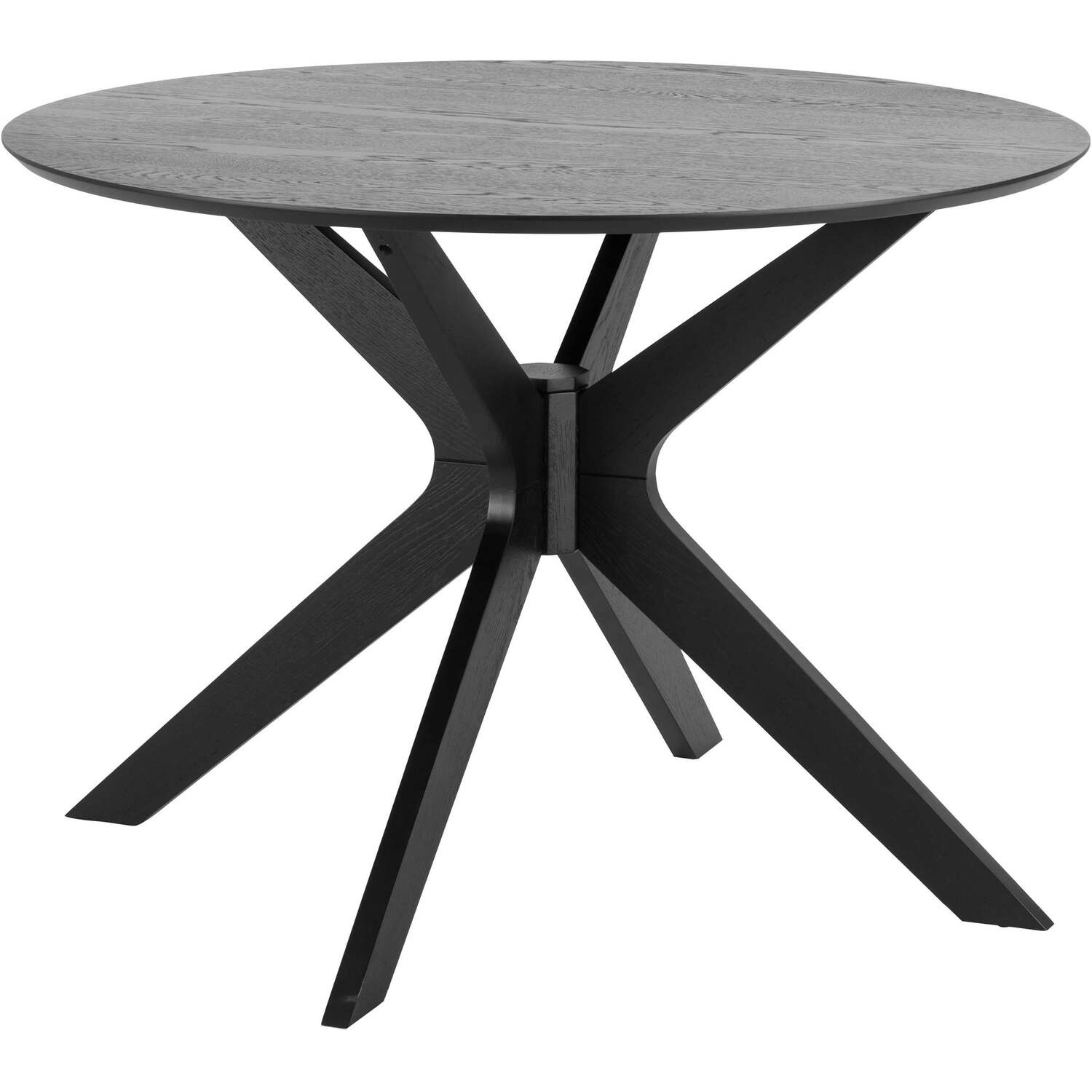 Brovst Round Dining Table Lacquered - Black